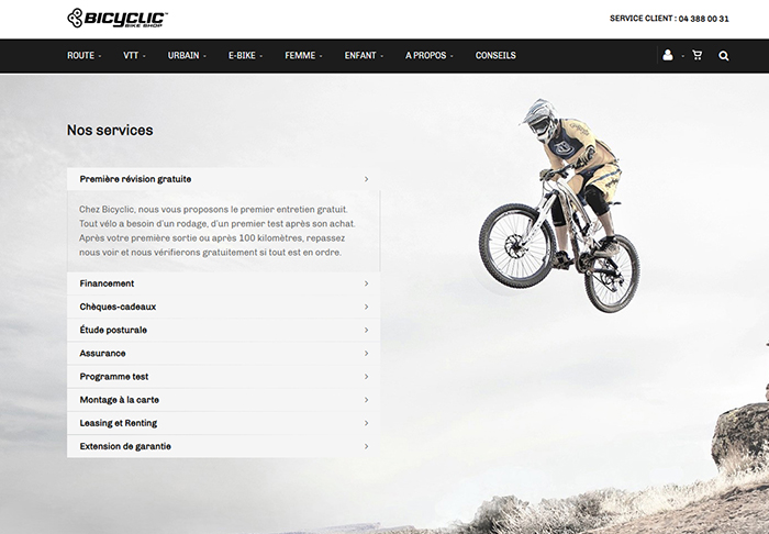 bicyclic webshop