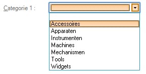 catégories standards