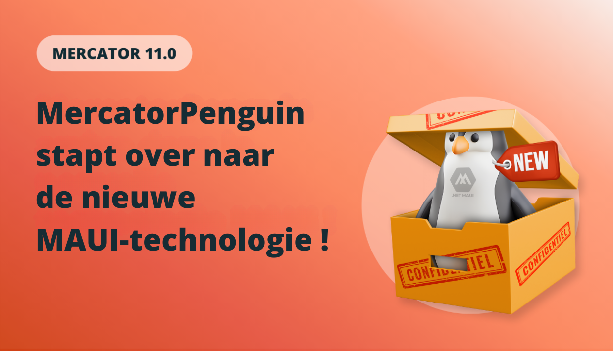 MercatorPenguin : Penguin arriveert in de nieuwe MAUI-technologie! style=