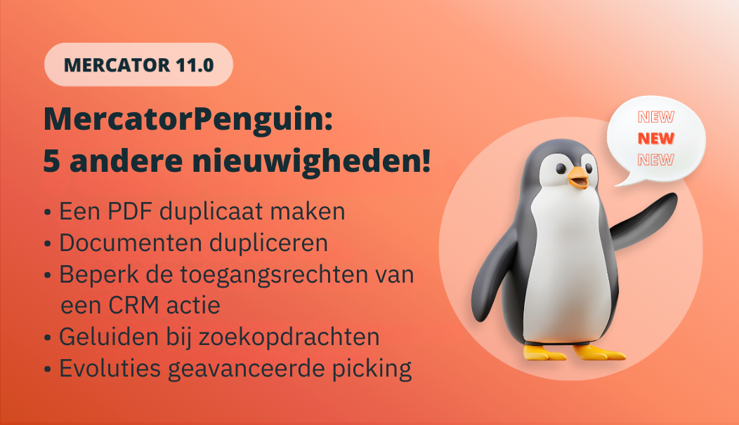 MercatorPenguin: 5 andere nieuwigheden!
