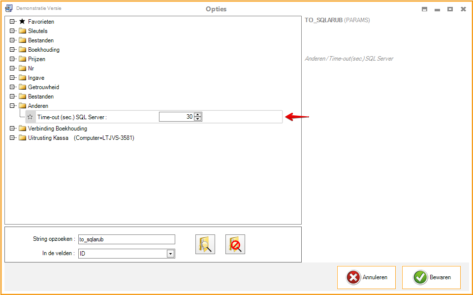 weergave SQL time-out