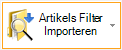 artikelfilters importeren in herbevoorrading