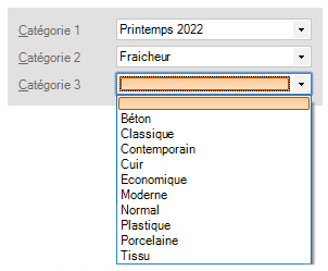 Catégories signalétiques