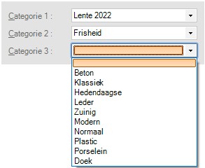 Categorieën informatiebestanden