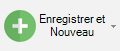 Enregistrer et nouveau